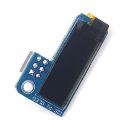 Modules Pioled 0.91Inch OLED 128X32 I2C IIC SSD1306 Blue Display Module For RPI Raspberry Pi 1 B 2 3 And Zero