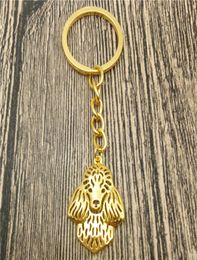 Poodle Key Chains Fashion Pet Dog Jewellery Poodle Car Keychain Bag Keyring For Women Men3261668