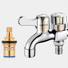 Bathroom Sink Faucets Washing Machine Faucet All Copper Household Mop Pool WC Outdoor Wall-mounted Accessories