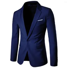 Men's Suits Blazer Suit Jacket Slim Fit Man Leisure Solid Colour Fund Youth Small Single Paper Loose Coat Trend