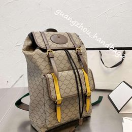 Tasarımcı Sırt Çantaları Erkek Kadın Günlük Stil Sırt Çantaları Luxurys Büyük Kapasite Mektubu Baskı Sarı kayış katı çanta bilgisayar çantaları 4 renk