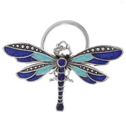 Keychains Dragonfly Keychain Key Ring Backpack Purse Charm Bag Hanging Decor