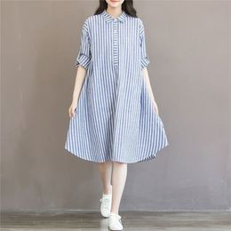 Maternity Dresses Striped Dress Lining Dress for Pregnant Maternity Women Clothes Breastfeeding Pregnant Clothes Pregnancy Long Sleeve Clothes 230404