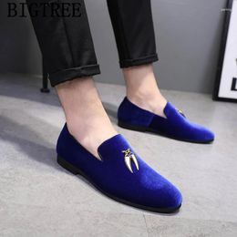 Dress Shoes Party For Men Italian Coiffeur Loafers Brand Formal Elegant Big Size Sepatu Slip On Pria Zapatos