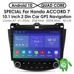 10 1 inch Android Car dvd GPS Navigation Radio Stereo Player For 2003 2004 2005 2006 2007 Honda Accord 7 Head unit261c