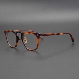 20% off for luxury designers Japanese Zhongjin titanium beam personality square thick big face full plate fashion myopia glasses frame