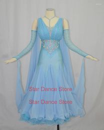 Stage Wear Waltz Ballroom Dancing Dress Women 2023 Summer Design Standard Skirt Lady's Competition Dance Dresses