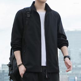 Giacche da uomo NEEDLESNOAH Giacca da uomo Moda Colletto in piedi Cappotti stile coreano Uomo Slim Fit Business Casual Abbigliamento maschile