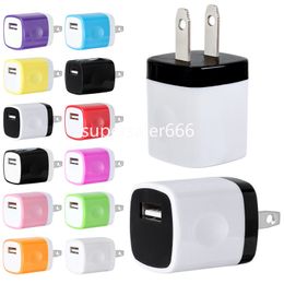 5V 1A US AC Home Travel Wall Charger Plug Power Adapter For iphone 12 13 14 Samsung Galaxy s8 s10 note 10 S22 S23 htc S1