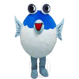 Halloween Super Cute Puffer fish Mascot Costume Custom fancy costume costume