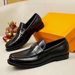 Sapatos casuais masculinos clássicos retro clássicos HC443 Sapatos de couro PU masculino Moda de salto baixo vestido Brock Spring e Botas de outono