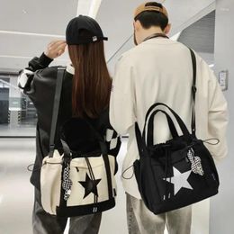Waist Bags Personality Women Crossbody Bag Wholesale Large Capacity Couple Shoulder Casual Nylon Tote Luxury Drawstring Handbag