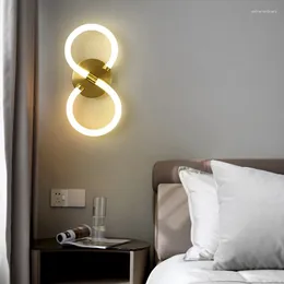 Wall Lamp Vintage Bedside Indoor Simple Design Lamps Home Decor Living Room Luxury Patio Bathroom Bedroom Decoration Hallway