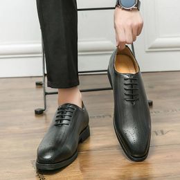 Dress Shoes Men Business Negotiation Dating Formal Party Social Office High Quality Oxford Comfort Versatile