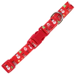 Dog Collars Decor Small Collar Adorable Pet Dogs Christmas Puppy Polyester Large Puppies Decorative