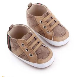 Hotsell Designer First Walkers Newborn Baby Shoes Infant Girl Boy Unisex Canvas Shoes Soft Soled Crib Shoes Toddler kids Sneakers