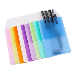 Blinghero Multi-color Pocket Protector Leak-Proof PVC Pen Pouch Bag Doctors Nurses For Leaks Office Supplies