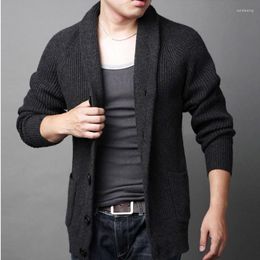 Men's Sweaters Ropa De Hombre Autumn Winter 2023 Men' S Outwear Fashion Wool Cardigan Men Sweater Overcoat