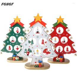 Christmas Decorations FGHGF 22CM Wooden Xmas Tree Desk Table Decor Of Ornaments Large DIY Gift For Party/Home