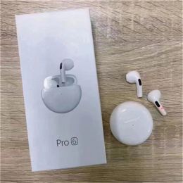 Air Pro 6 TWS Wireless Headphones Earphone Bluetooth-compatible 5.0 Waterproof Headset with Mic for Xiaomi Iphone Pro6 Earbuds