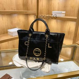 Purse Designer CC Bag Handbags Beach Crossbody The Tote Shoulder Bag Luxurys Fashion Brands Man Woman Black Patent Leather Messenger Makeup Bucket Bag