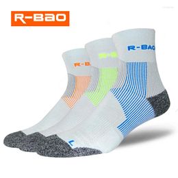 Sports Socks R-BAO 1 Pair Men Women Quick Drying Soft Outdoor Hiking Camping Cycling Running Male Basketball Short