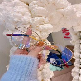 designer sunglasses sunglasses for women Jiang Shuying Xiao the same type of glasses female face display small size can be equipped with short-sighted anti-blue light