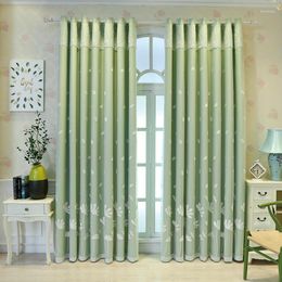 Curtain Double Layer Blackout Curtains For Living Room Korean Sheer Bedroom Insulating Window Sweet Drapes Girls