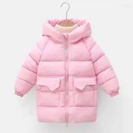 Down Coat 2023 Children's Cotton Jacket Girls And Boy Baby Coats Wash Free Winter Thickened Outerwear Parka 7 9 12 Years