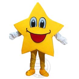 Halloween Super Cute Yellow Five-Pointed Star Mascot Costumes Custom fancy costume theme fancy dress