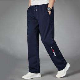 Men's Pants Cotton Men Running Pants High Quality Gyms Sports Sweatpant Jogger Pants Streetwear Spring Trousers Sportswear Tracksuit Men 5XL 230404