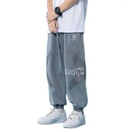 Men's Jeans 2023 Designer Hip-hop Summer Loose Large Size 4xl Harem Pants Streetwear Man's Baggy Man