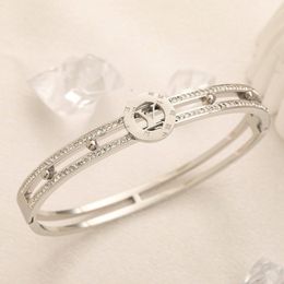 Channel Jewelry Diamant-Tennisarmbänder Designer-Armreif aus Silber für Damen, Charm-Kleeblatt, Medusa-Armband, Damen-Liebesarmreif für Männer, verblasst nicht