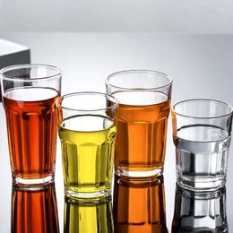 Wine Glasses Transparent Milk Cup Drinkware Bottle Water Glass Restaurant El Mouthwash Bar KTV Creative Tea