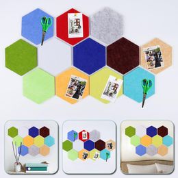 Wall Stickers Felt Hexagon Letter Message Board Po Display Home Decor Living Room DIY Art Decoration