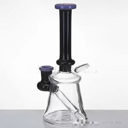 7.3" Glass Water Pipe Free Bowl Color Bong Pyrex Bowl Perc Heady Pipe Wax Oil Rigs Bubbler Hookahs Beaker Filters Smoking 937