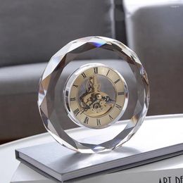 Table Clocks Home Decorative Electronic Small Bedrooms Living Room Study Girls Reloj Escritorio Decor