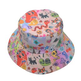 Yeni geldi kaliteli özelleştir basılı kova şapkaları karol g manana sera bonito sıcak satmak yeni tasarım kova şapka toptanları