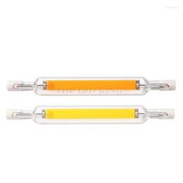 Bulb COB Glass Tube 78MM 20W 118MM 30W Replace Halogen Lamp 80W J78 J118 Lamparda Diode Spot Light 220V 110V