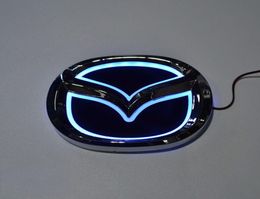 Car Styling Special modified whiteRedBlue 5D Rear Badge Emblem Logo Light Sticker Lamp For Mazda 6 mazda2 mazda3 mazda8 mazda cx8743677