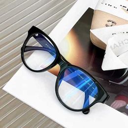 2023 Fashion Designer New Sunglasses Grandma Xiang's Autumn Product CH3431B Fashionable Cat Eye Frame Can Be Fitted with Myopia Lens