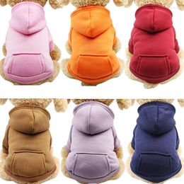 Dog Apparel Pet Clothes For Small Dogs Clothing Warm Coat Puppy Outfit Sport Sweater Hoodies Chihuahua