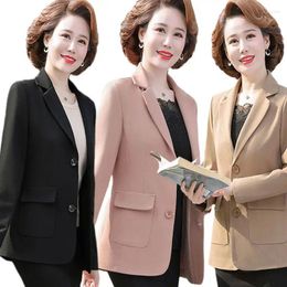 Women's Suits Women Blazer 2023 Korean Spring Autumn Fashion Long Sleeve Office Ladies Black Suit Casual Short Blazers Coat Female R74