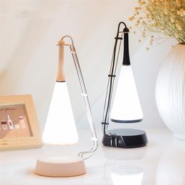 Table Lamps LED Lamp USB Cable Rechargeable Cordless Touch Control Bluetooth Speaker Dimmer Adjusted Audio Night Light