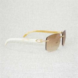 fashion Trend Retro Wood Oversized Men Natural Black Buffalo Horn Random Glasses Frame For Outdoor Summer Eyes GafasKajia