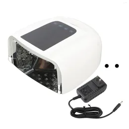 Nail Dryers Art Lamp Magnetic Base Plate Digital Screen Quick Dry Automatic Sensor 96W UV Dryer For Individual Fingernail