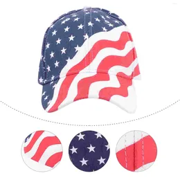 Ball Caps Sports Cap Patriotic Hat Women's Summer Wear Womens Hats Cotton Polyester National Day
