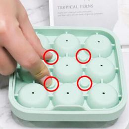 Baking Moulds Useful Ice Making Mold Easily Clean Cube Non-stick 9 Compartment Rose Shape Maker Mould DIY