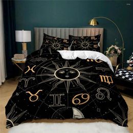 Bedding Sets Duvet Cover Set Black High-grade Luxury Gold Super King CalifKing Plus Size Home Textiles Bed Pillowcases