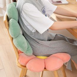 Pillow Office Seat Dining Chair Backrest Cartoon Plush Plant Living Room Decoration Sofa Winter Gift